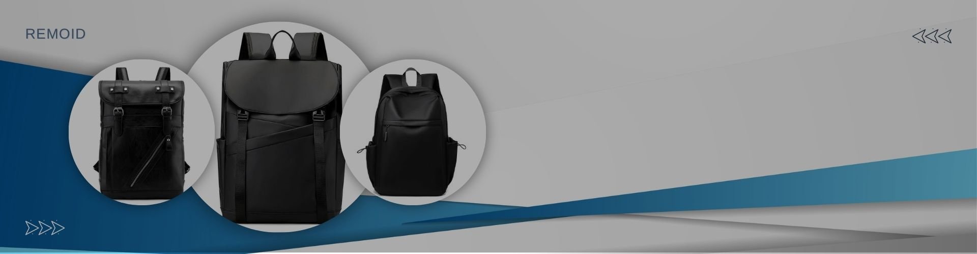 Remoid leather backpack