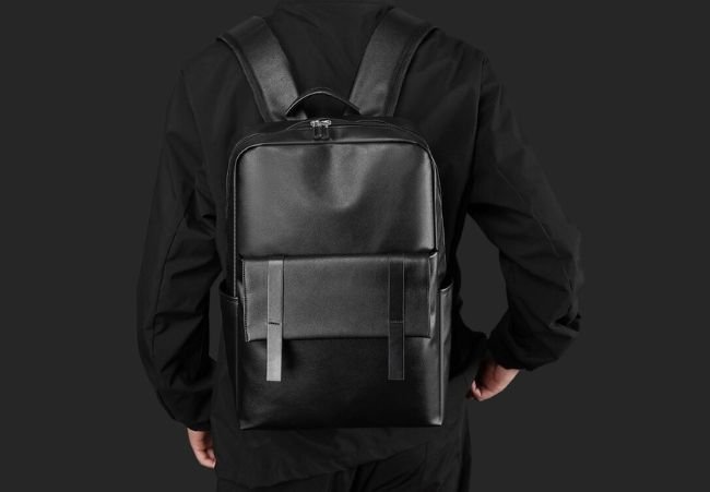 XX-104 Leather Backpack Model Display