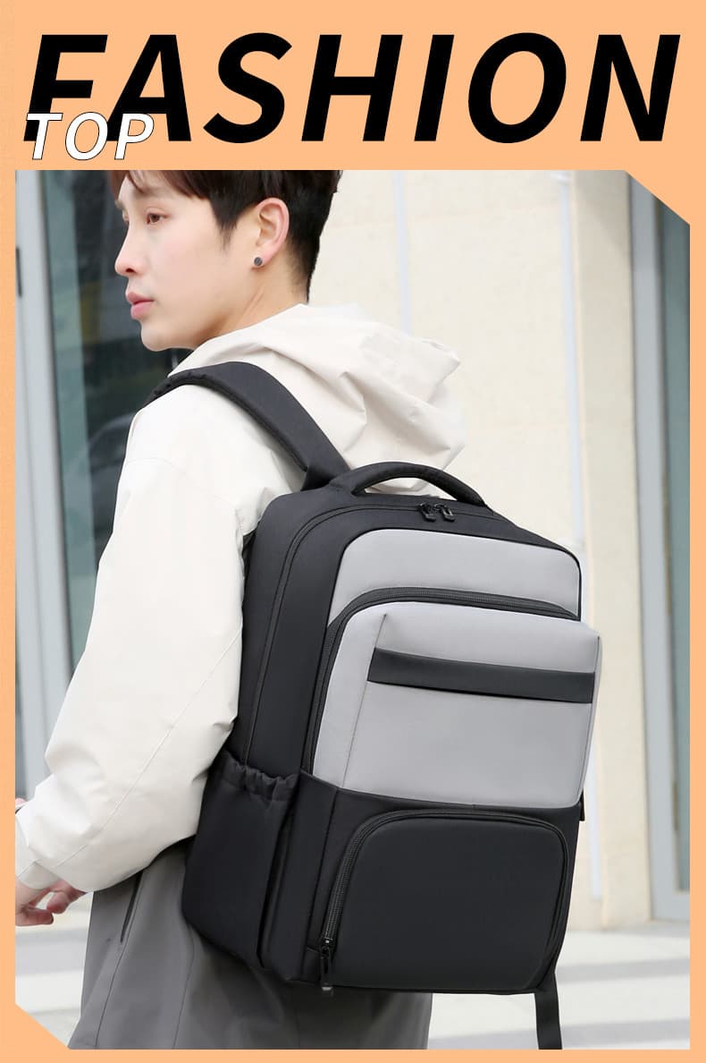 17 Inch Laptop Backpack For Men Model Display