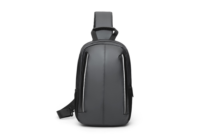 SXL-24658 Grey Waterproof Oxford Chest Bag