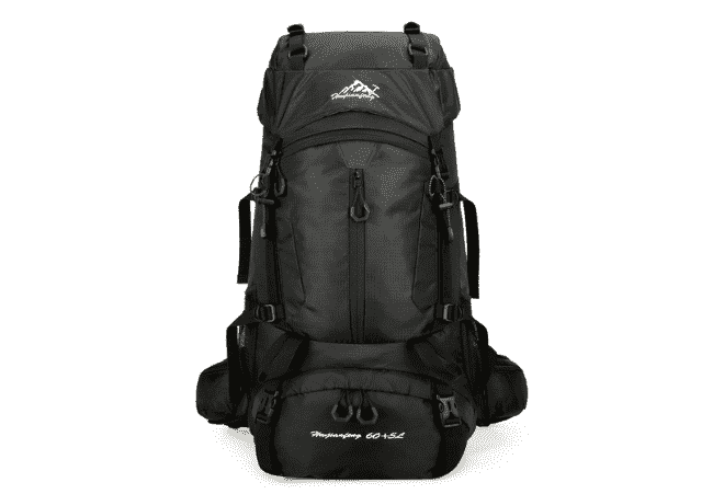 XYW-2204 Black Lightweight Waterproof Hiking Backpack