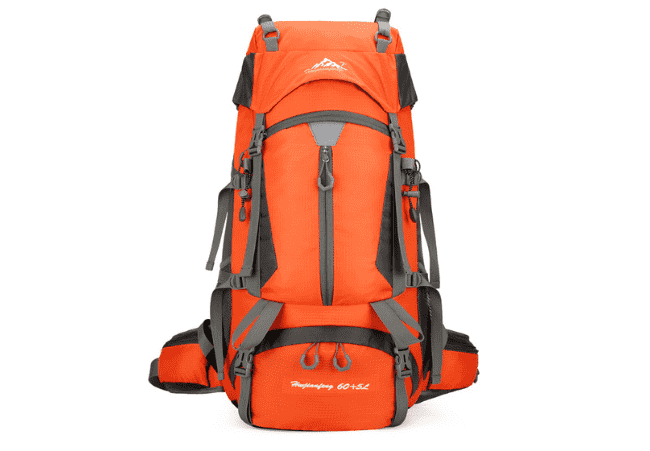 XYW-2204 Orange Lightweight Waterproof Hiking Backpack