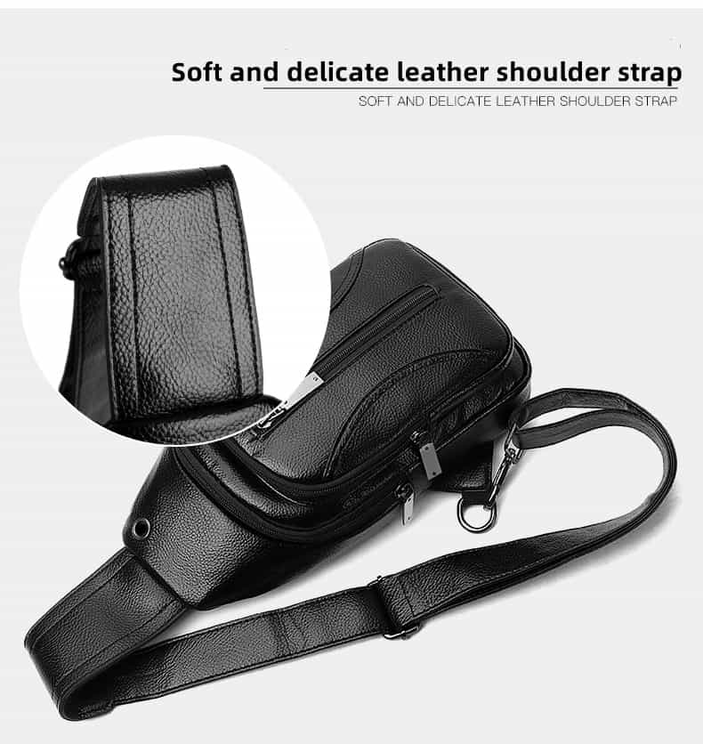 AXDS-753 Leather Shoulder Strap