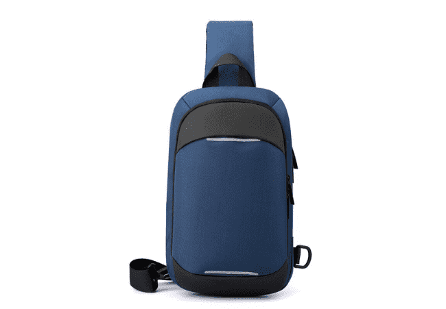 LH-680 Men's Dark Blue Fashion Chest Bag