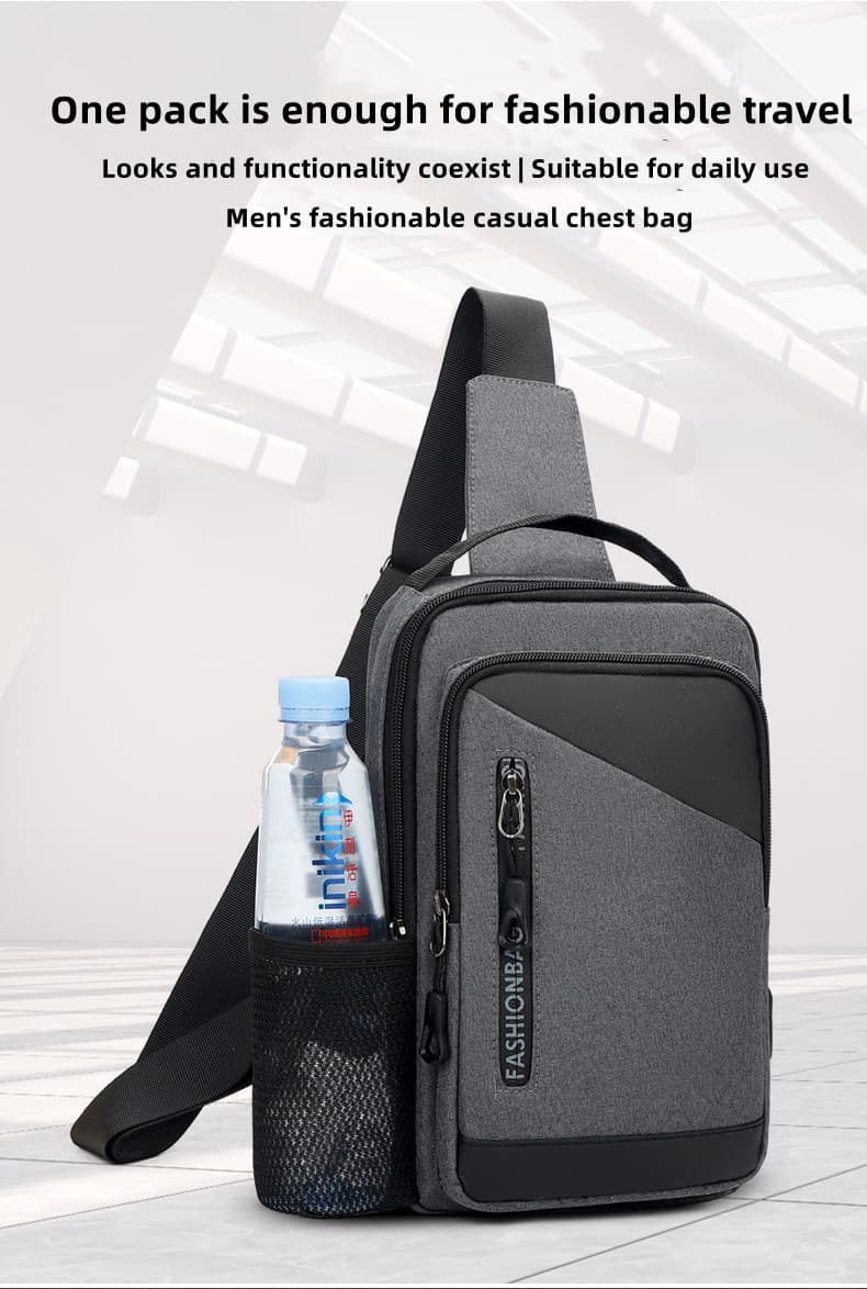 Men's Fashionable Casual Chest Bag