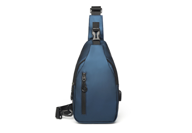 Remoid Blue USB Charging Chest Bag