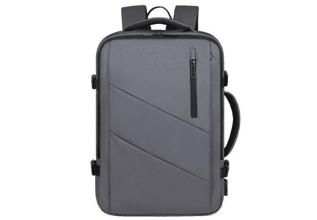 TY-6904 Grey Expandable Travel Backpack
