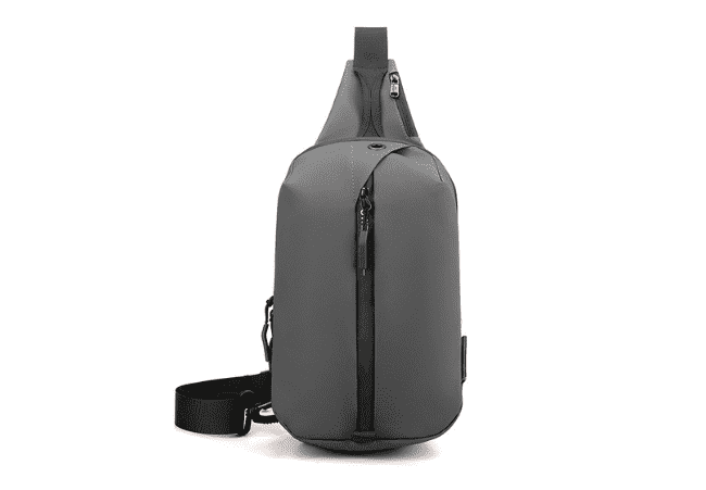 Remoid Grey Crossbody Chest Bag