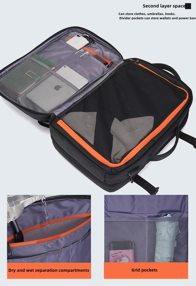 SJL-1160 Dry and Wet Separation Compartments
