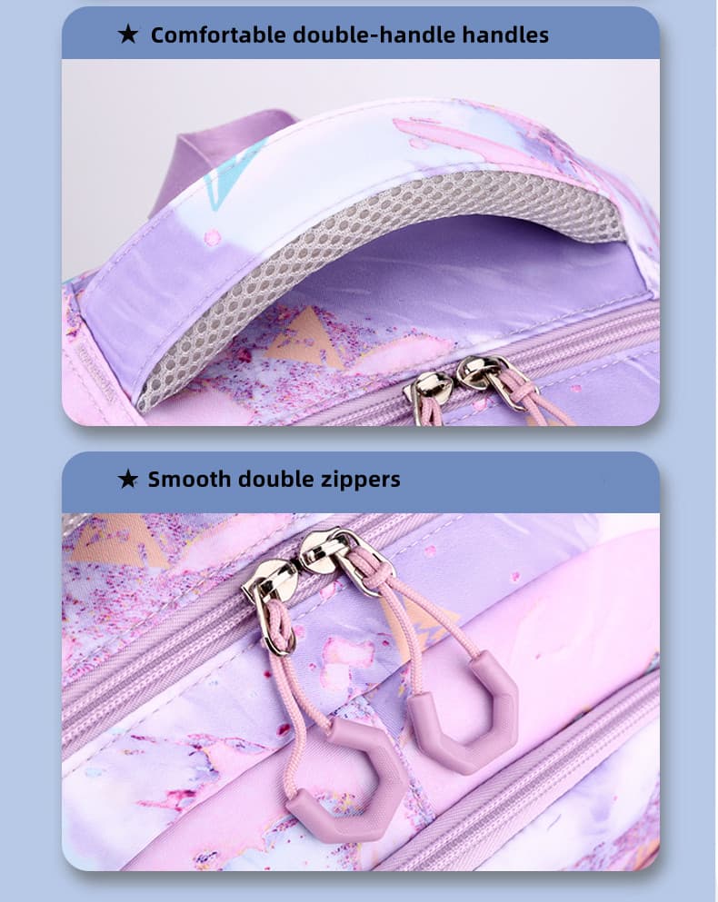 XYY-9695 Smooth Double Zippers