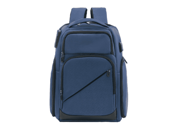 Men's Blue Travel Laptop Backpack