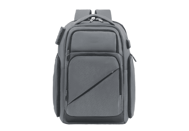 Men's Grey Travel Laptop Backpack