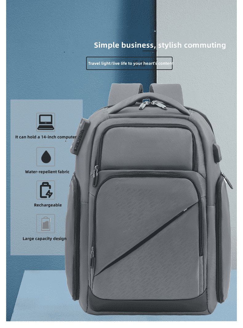 XBD-8813-1 Men's Travel Laptop Backpacks