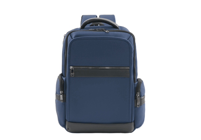 Mens Blue Business Travel Backpack