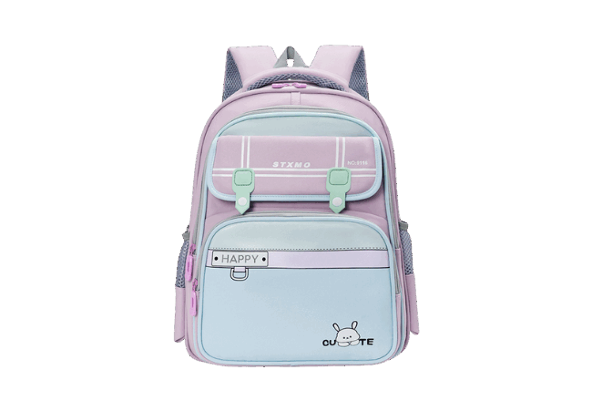 Stylish Pink And Green Kids Backpacks