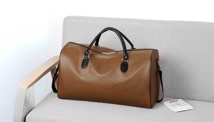 ZMN-1997 Mens Leather Duffle Bag