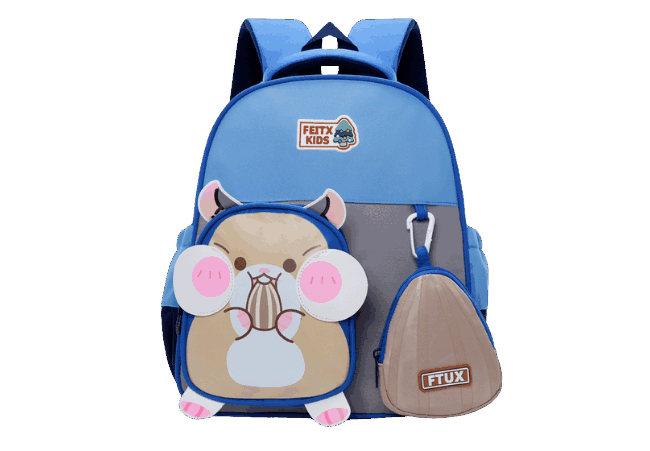 Lightweight Unisex Blue Kids Backpack