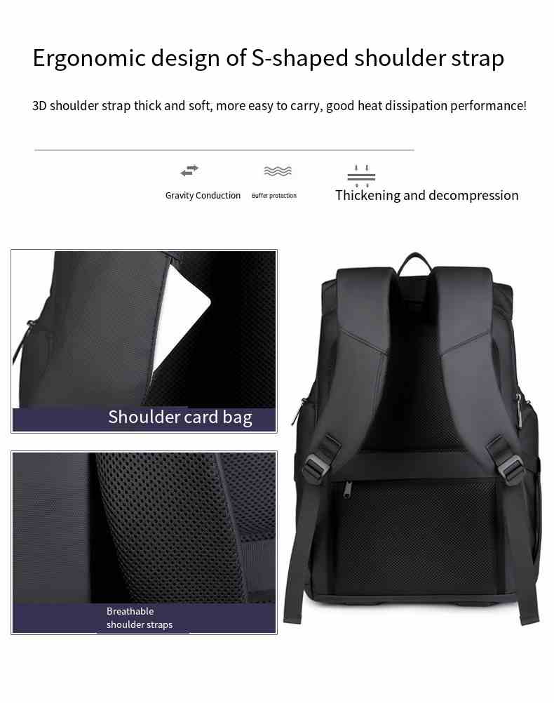 3112 Ergonomic Design of-Shaped Shoulder strap