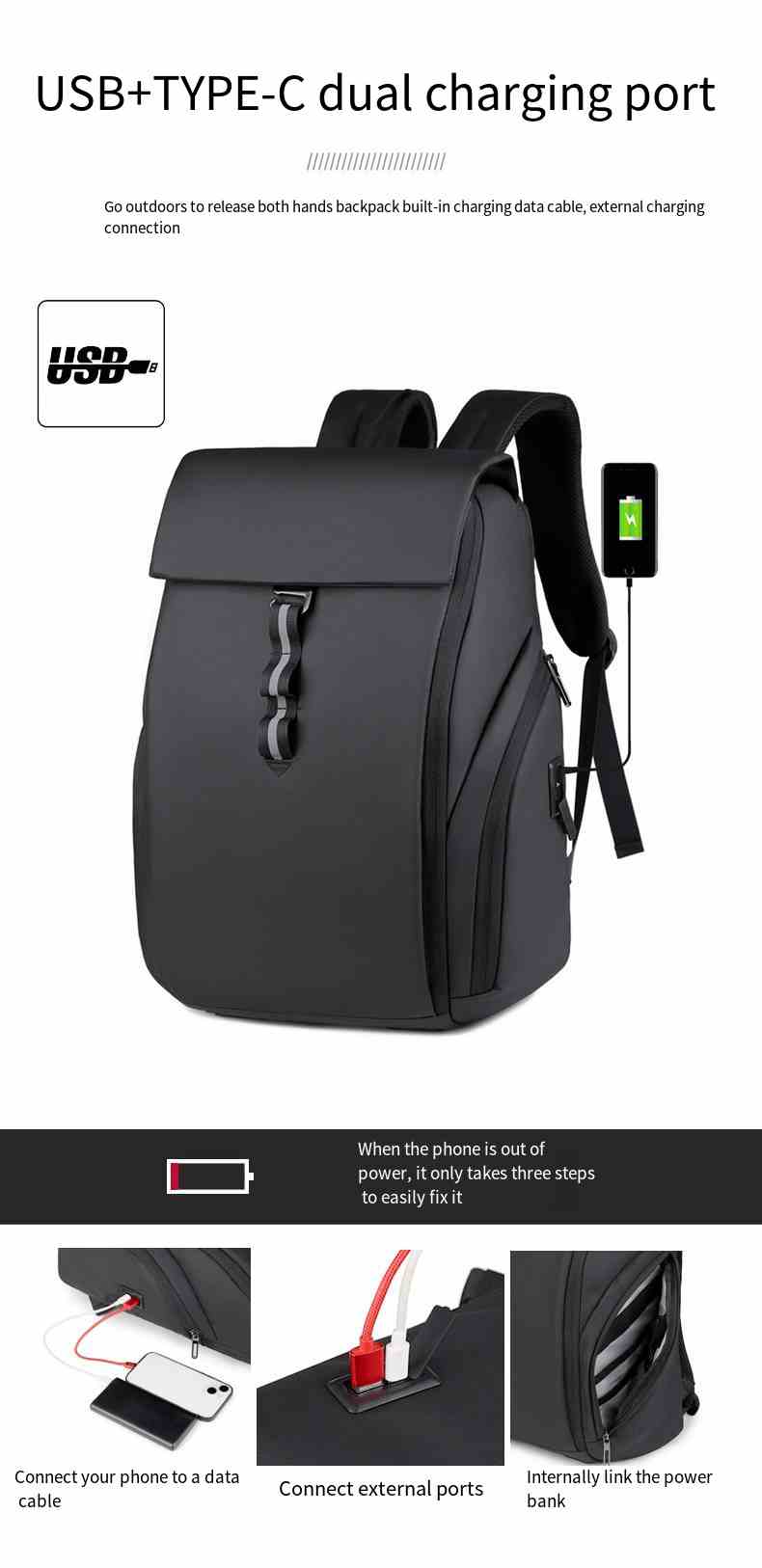 3112 USB+TYPE-C Dual Charging Port