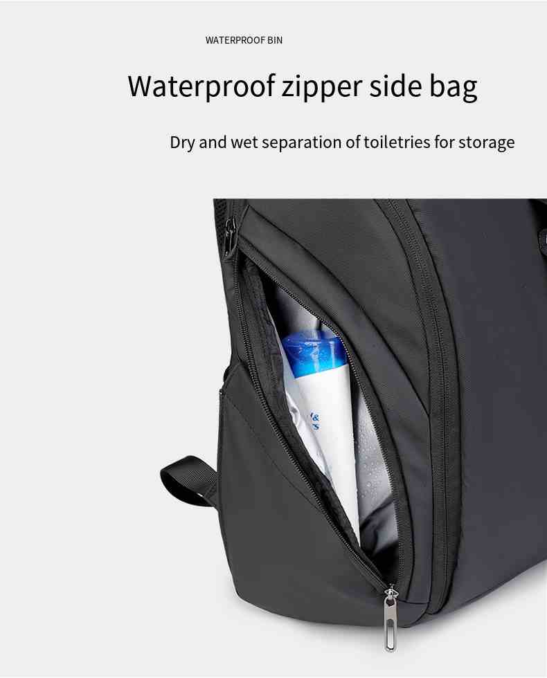 3112 Waterproof Zipper Side Bag