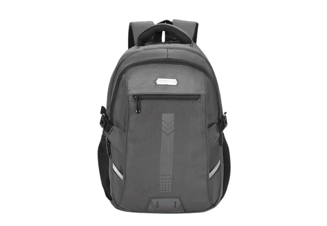 Large Capacity Grey Unisex Oxford School Backpack