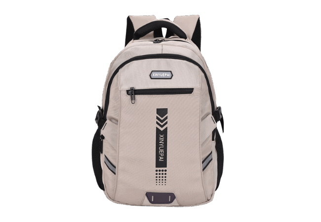 Large Capacity Khaki Unisex Oxford School Backpack