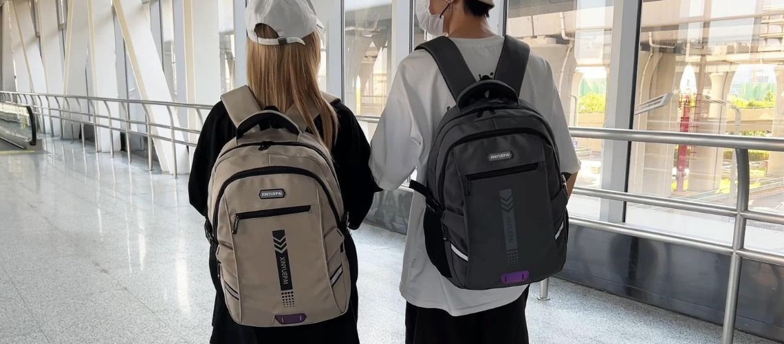 Large Capacity Unisex Oxford School Backpack Video Cover