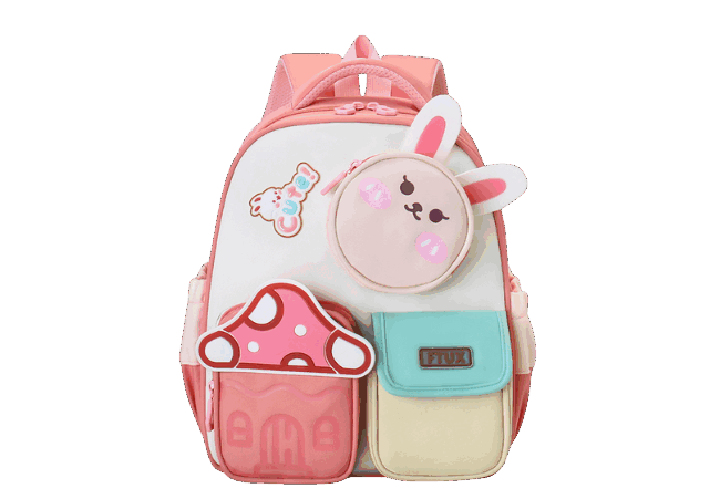 Pink Waterproof Kids Backpack