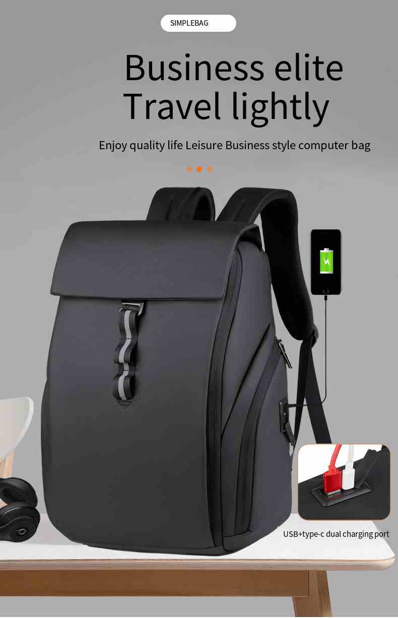 Remoid Multi-Function Stylish Business Laptop Backpack