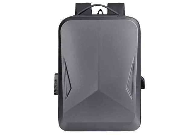Wholesale Gray Anti-Theft Hard Shell Laptop Backpacks