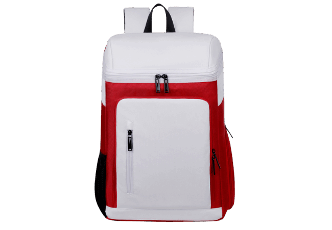 Custom Red Waterproof Tennis Backpack