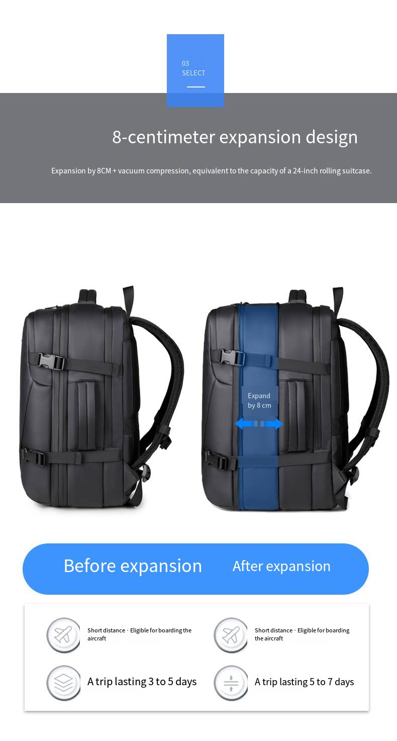 Wholesale Custom PU Vacuum Backpack