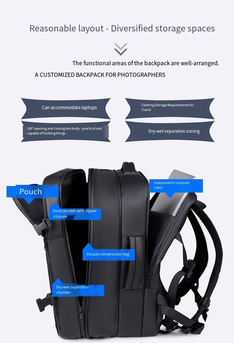 Vacuum Compression Backpack