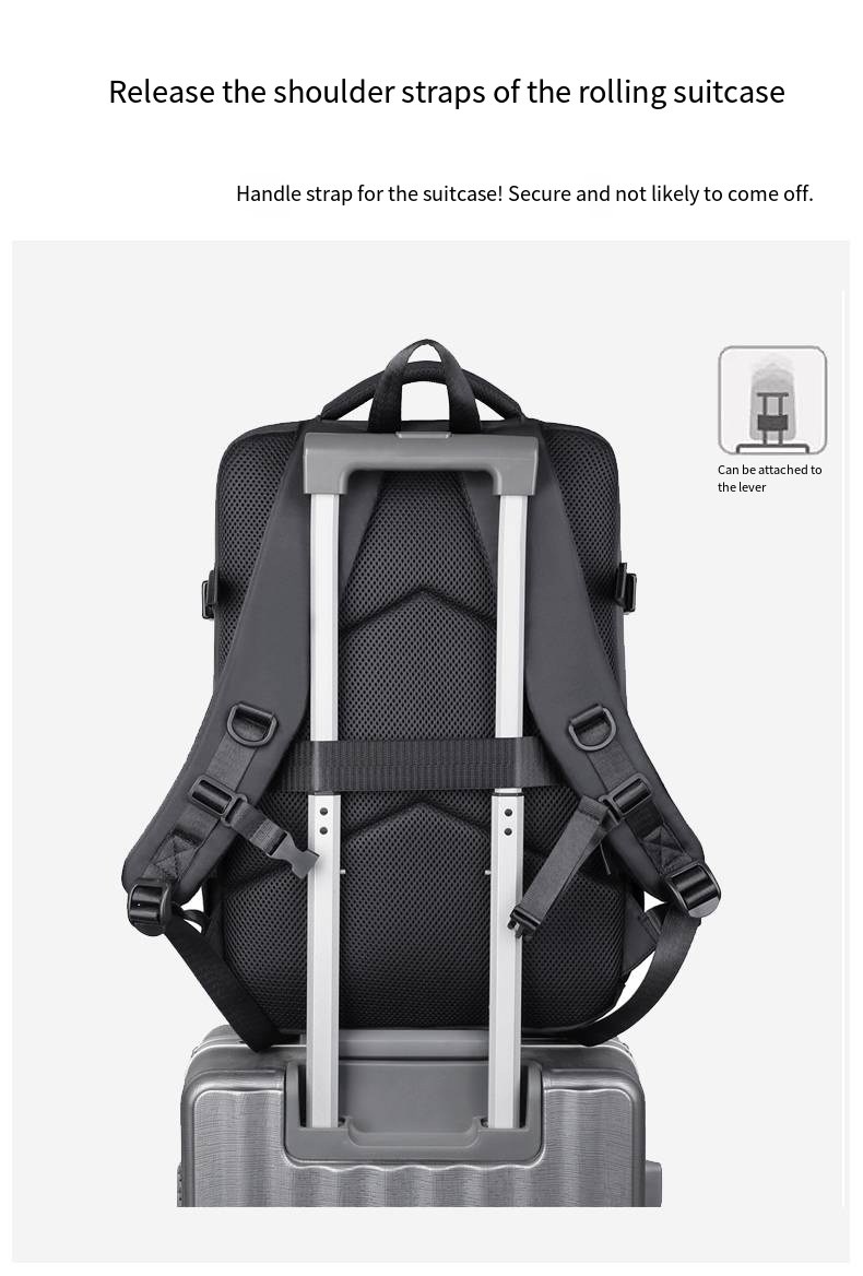 Vacuum Compression Waterproof Computer Backpack