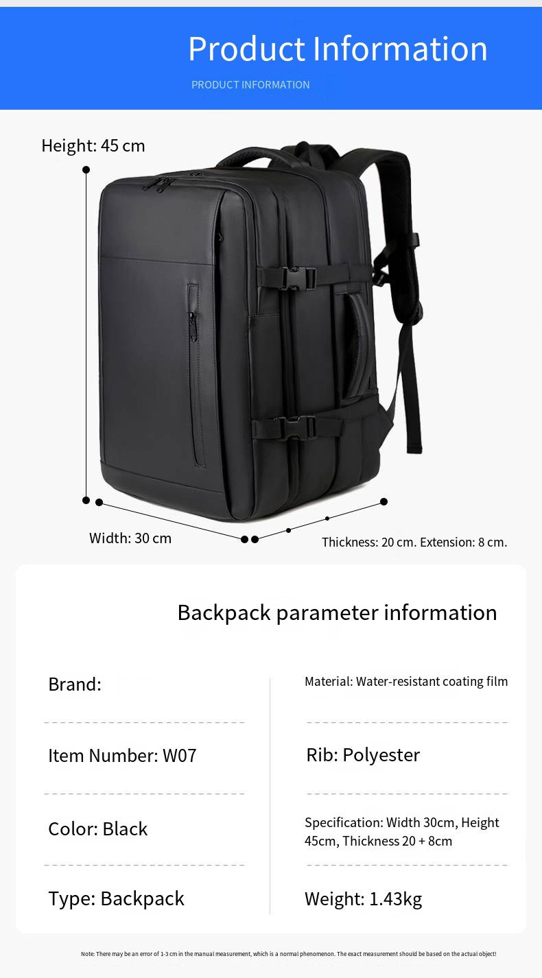 Vacuum Compression Backpack