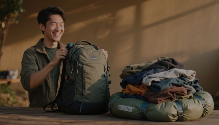 Vacuum Compression Backpack Capacity