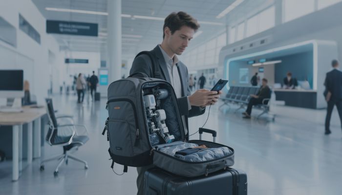 Vacuum Compression Backpacks Smart Tech