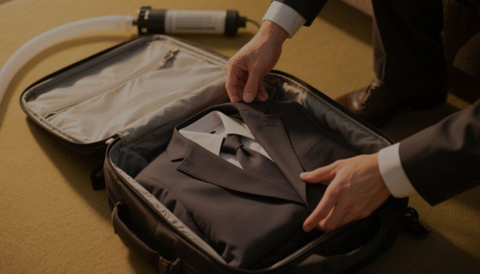 Wrinkle-Free Suit Vacuum Backpack