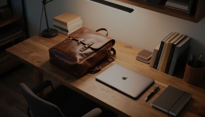 Leather Laptop Backpacks