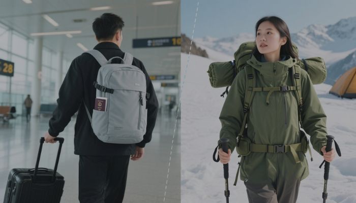 Travel Backpack vs. Hiking Backpack