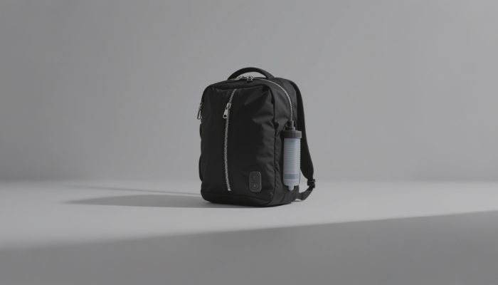 Vacuum Compression Backpacks with Built-in Pump