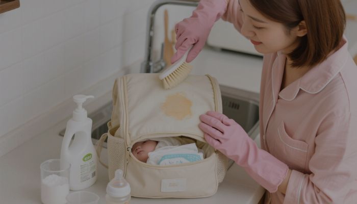 Remove Milk Stains Diaper Bag