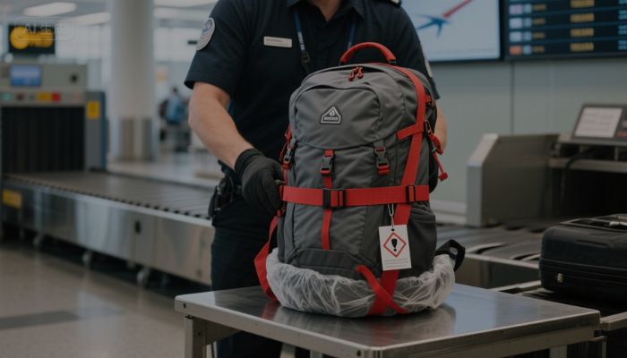 Safely Check Backpack Flights
