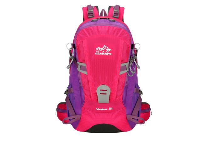 Rose Red Camping Durable Travel Mountaineering Outdoor Backpack